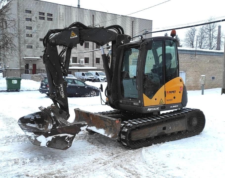 Mecalac 8 M CR Vikšriniai ekskavatoriai