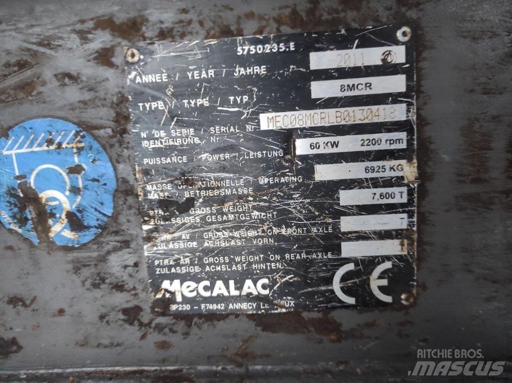 Mecalac 8 M CR Vikšriniai ekskavatoriai