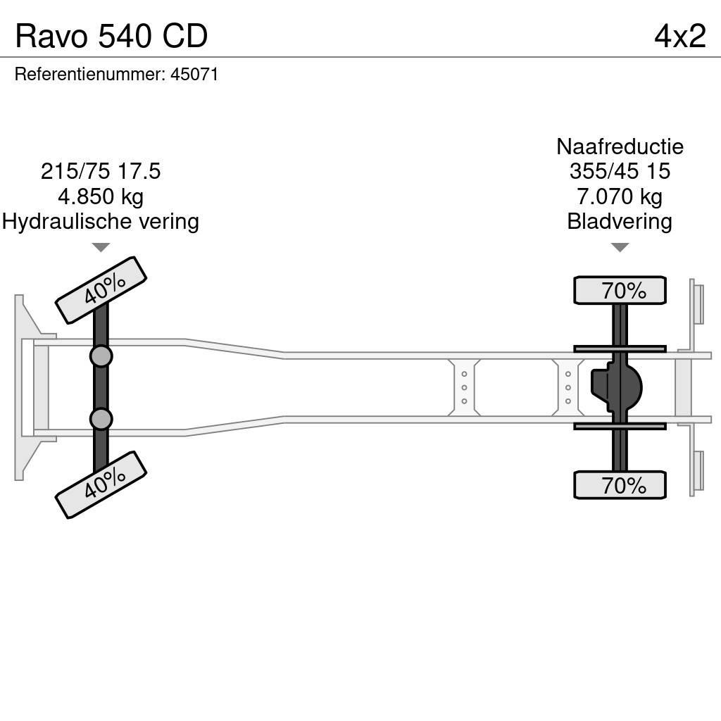 Ravo 540 CD Šlavimo sunkvežimiai
