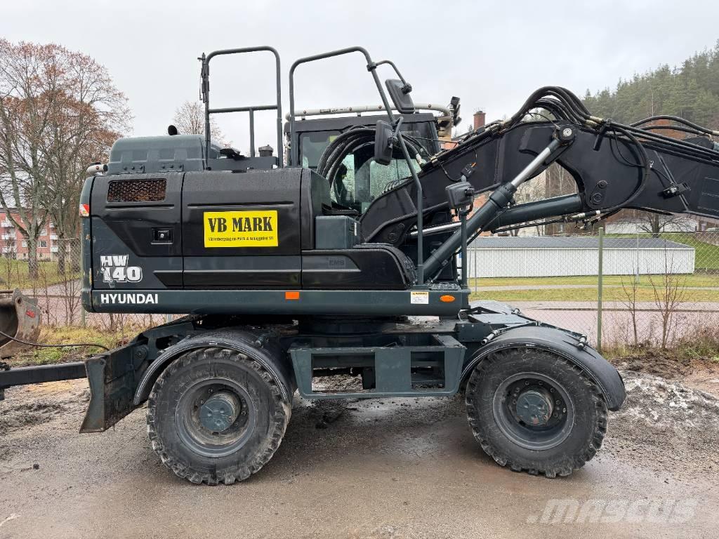 Hyundai HW 140 Ratiniai ekskavatoriai