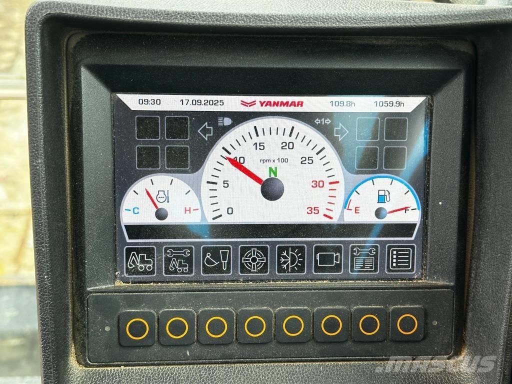 Yanmar B 110 W Ratiniai ekskavatoriai