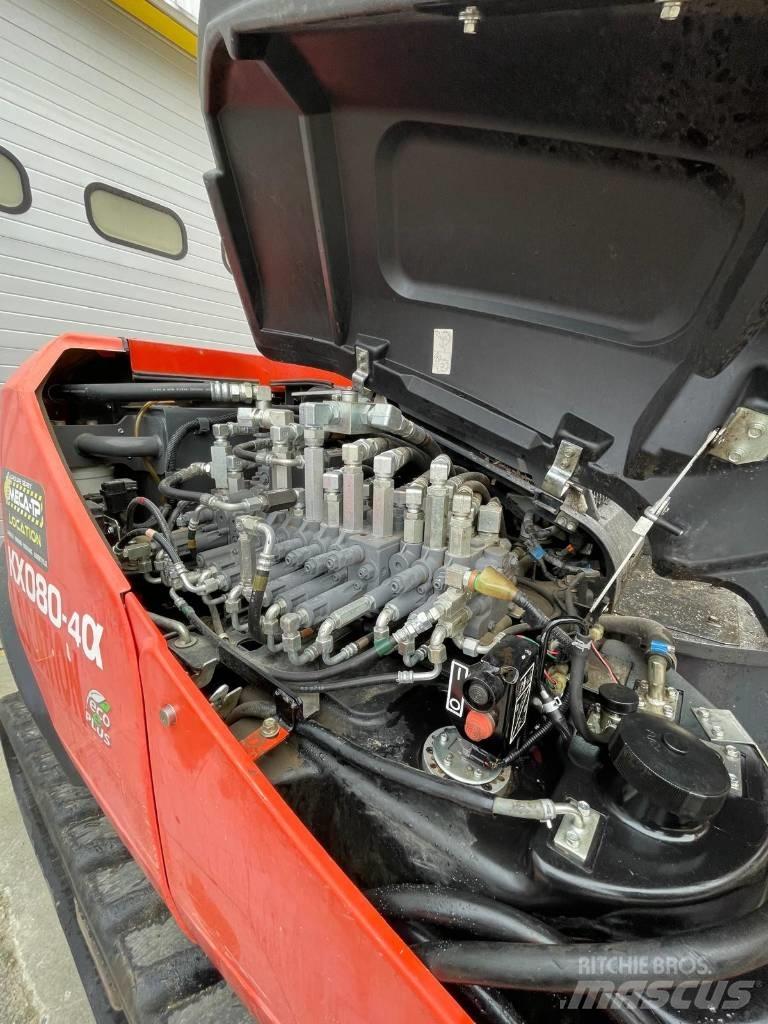Kubota KX 080-4 Vidutinės galios ekskavatoriai 7-12 t