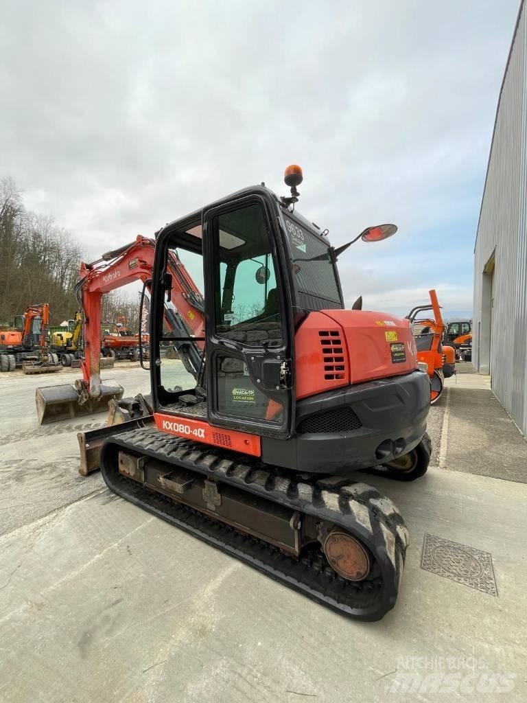 Kubota KX 080-4 Vidutinės galios ekskavatoriai 7-12 t
