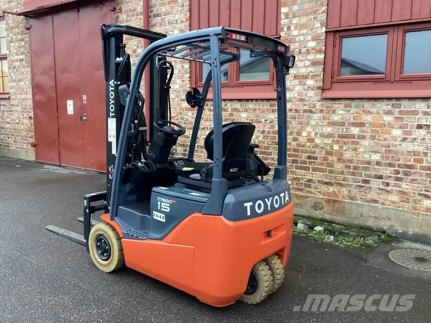 Toyota 8FBE15T Elektriniai šakiniai krautuvai
