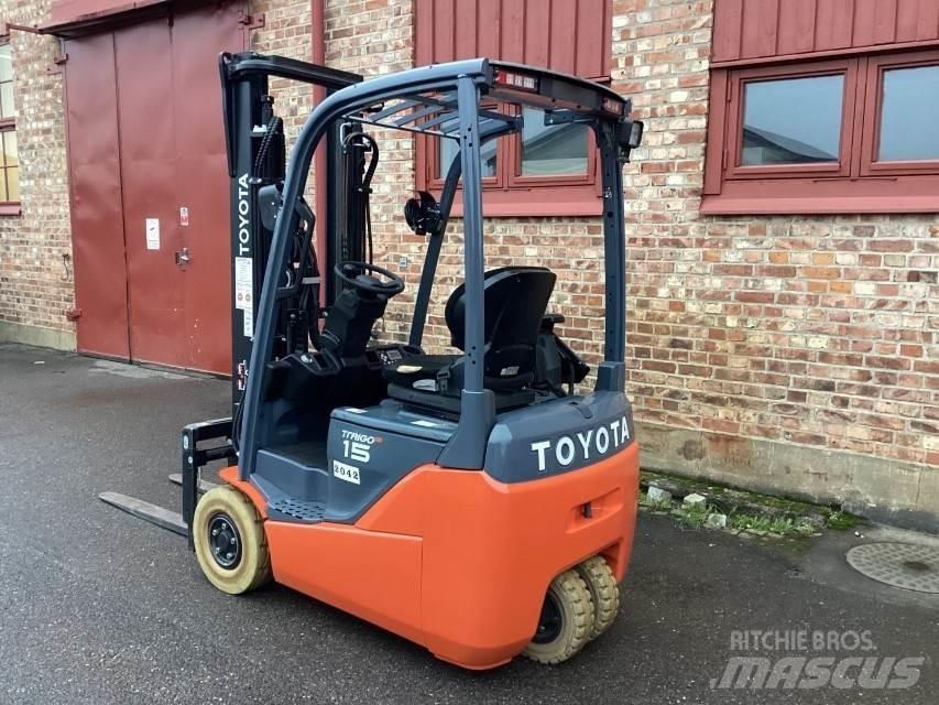Toyota 8FBE15T Elektriniai šakiniai krautuvai