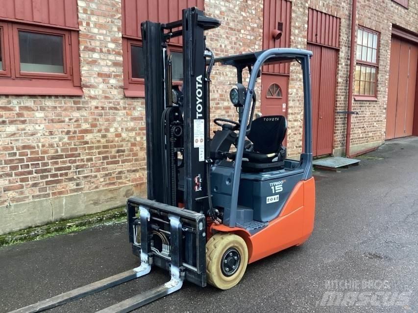 Toyota 8FBE15T Elektriniai šakiniai krautuvai