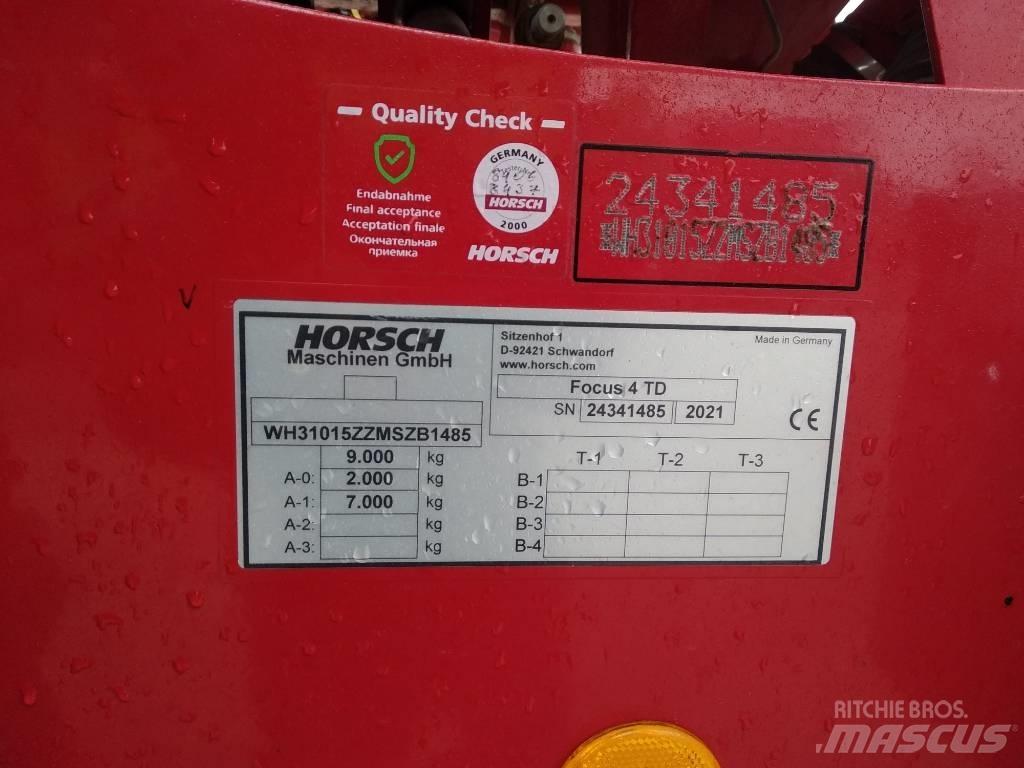 Horsch Focus 4 TD Sėjimo technika