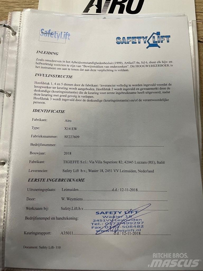 Airo X 14 EW Žirkliniai keltuvai