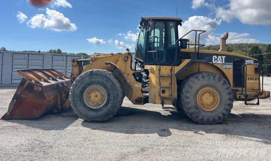 CAT 980G Naudoti ratiniai krautuvai