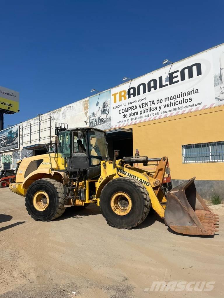 New Holland W 270 B Naudoti ratiniai krautuvai
