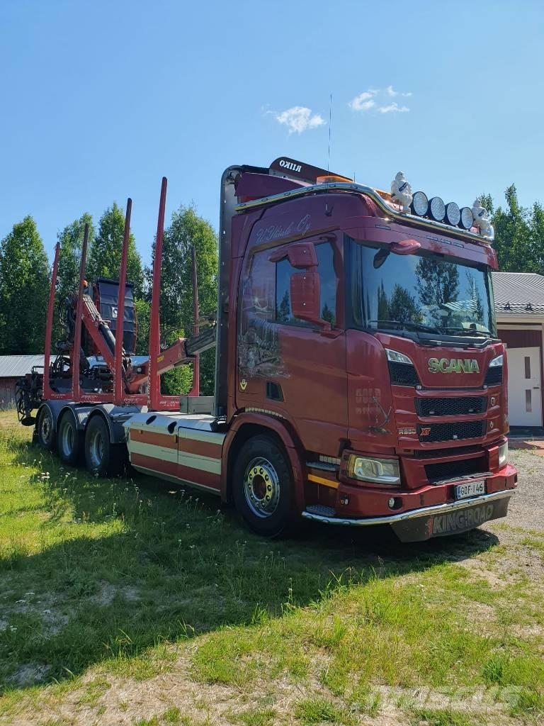 Scania R 650 Miškovežių vilkikai