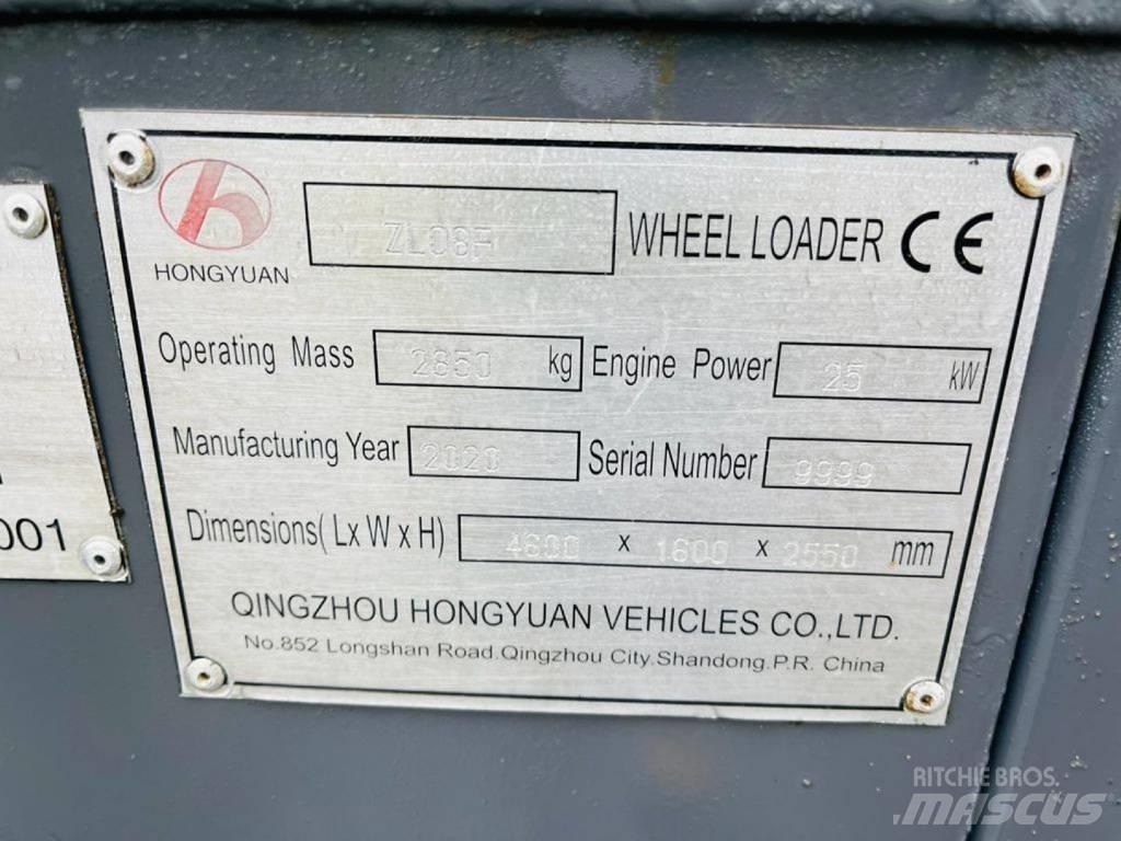Hongyuan ZL08F Naudoti ratiniai krautuvai