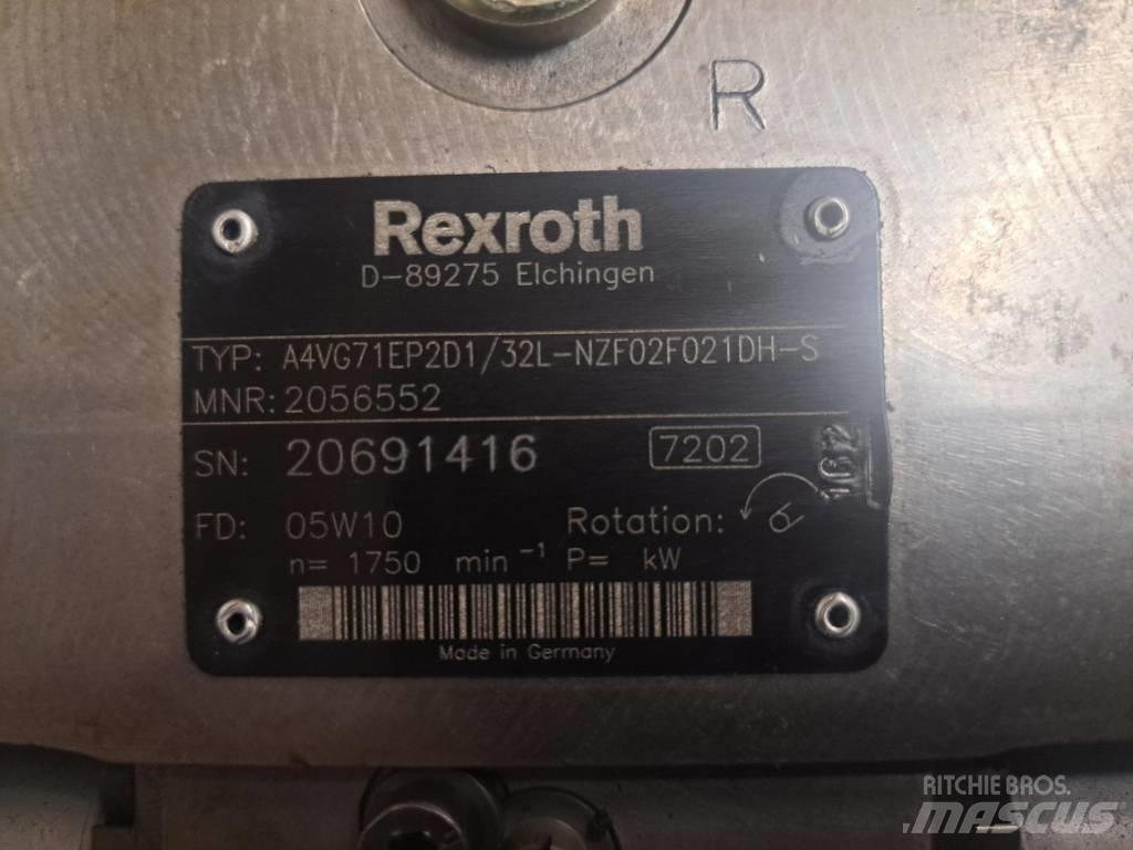 Rexroth A4VG71 EP2D1 Hidraulikos įrenginiai