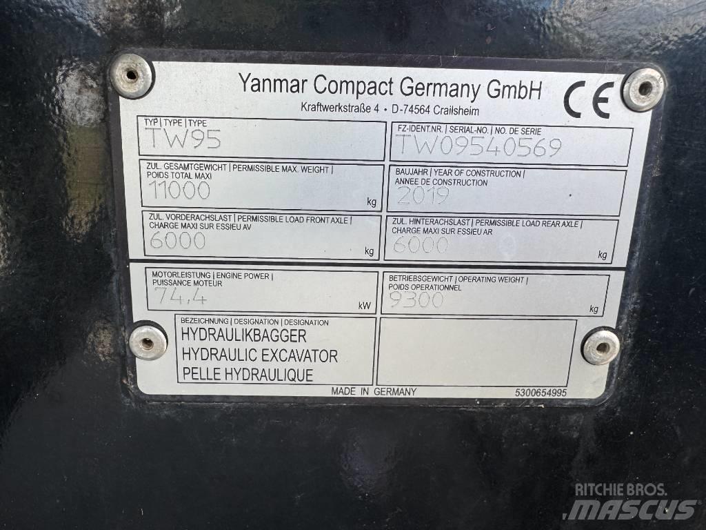 Yanmar / Schaeff TW95 Ratiniai ekskavatoriai