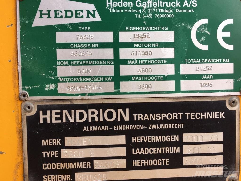 Heden 7680S Dyzeliniai krautuvai