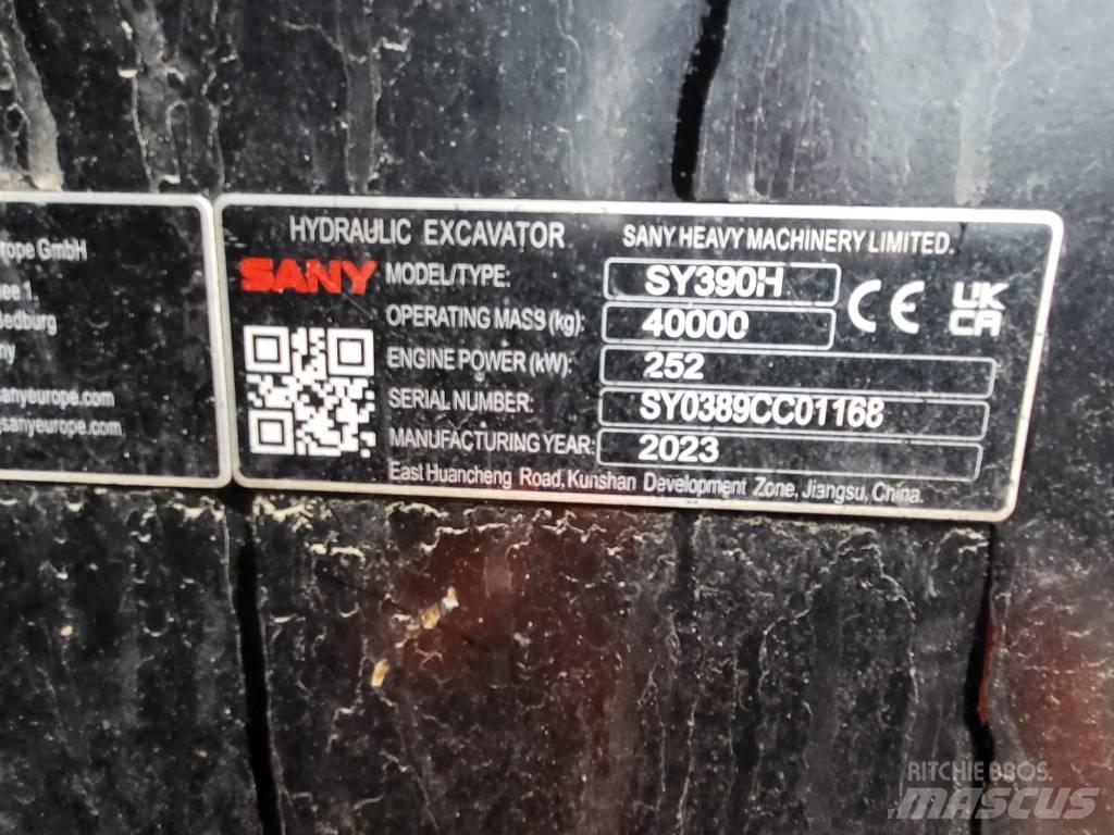 Sany SY390H Vikšriniai ekskavatoriai