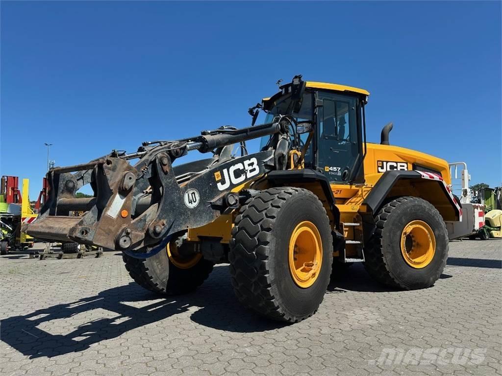 JCB 457 Agri Naudoti ratiniai krautuvai