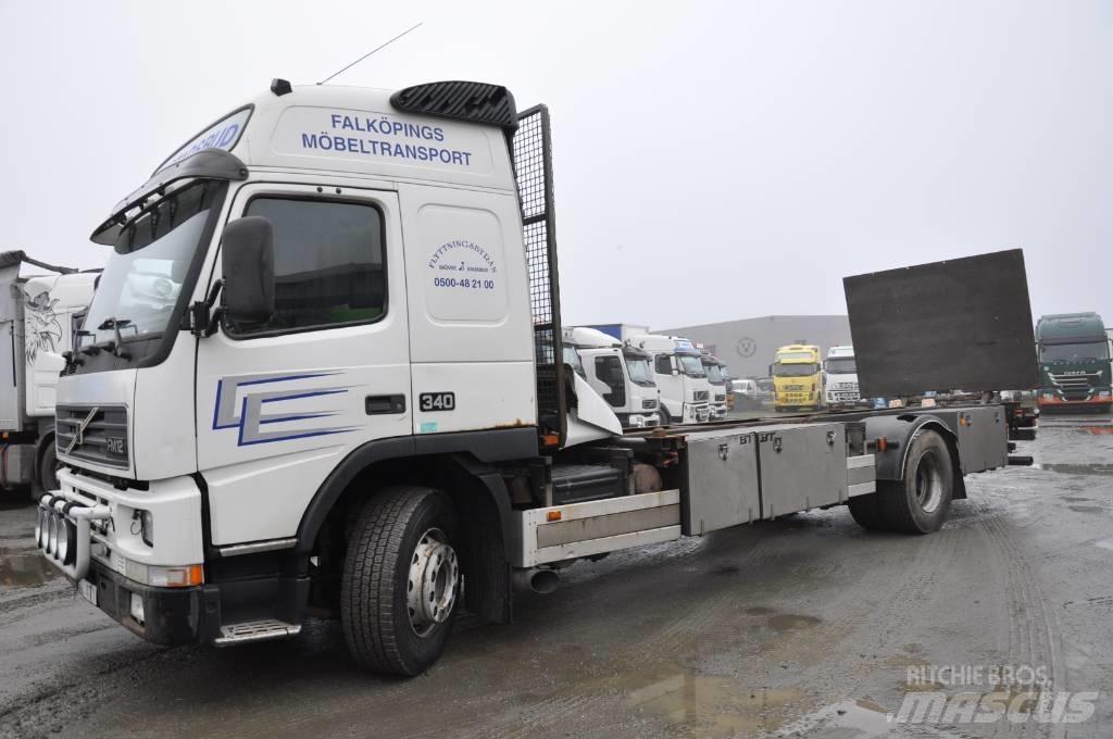 Volvo FM12 380 4X2 Konteinerių nuožulnaus pakėlimo ant platformos krautuvai