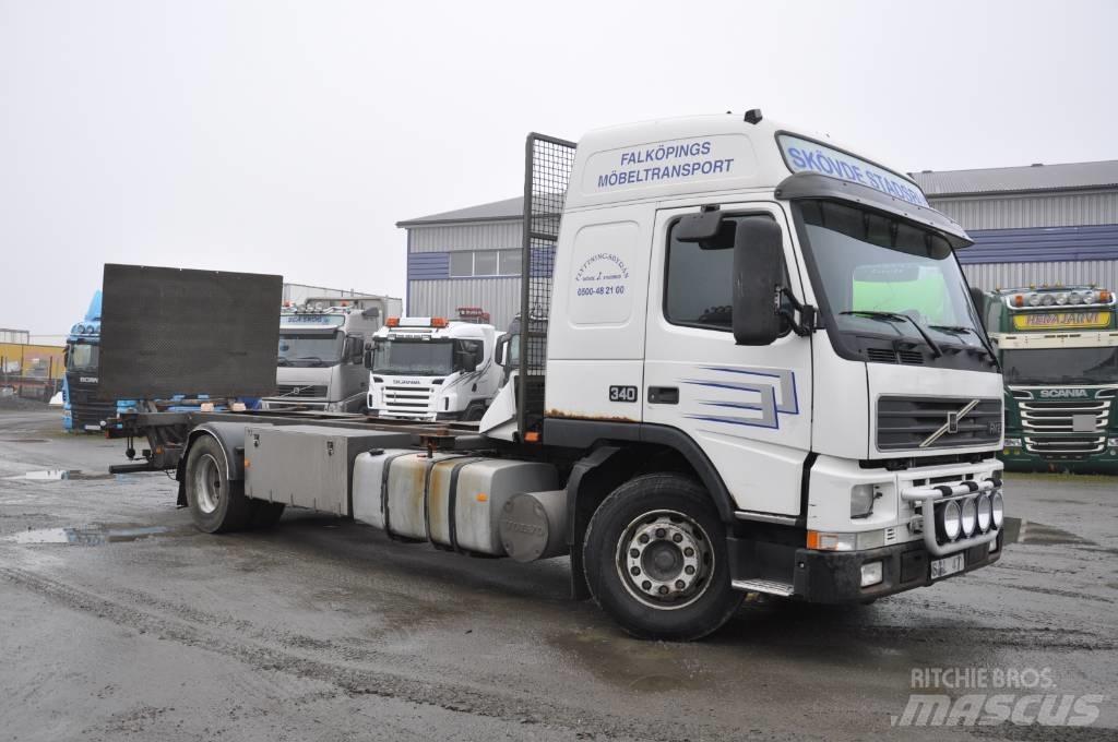 Volvo FM12 380 4X2 Konteinerių nuožulnaus pakėlimo ant platformos krautuvai