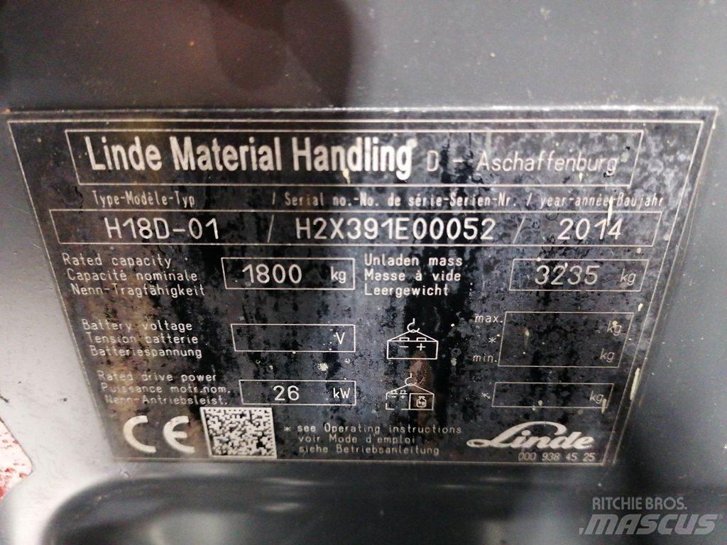 Linde H18D-01 Dyzeliniai krautuvai
