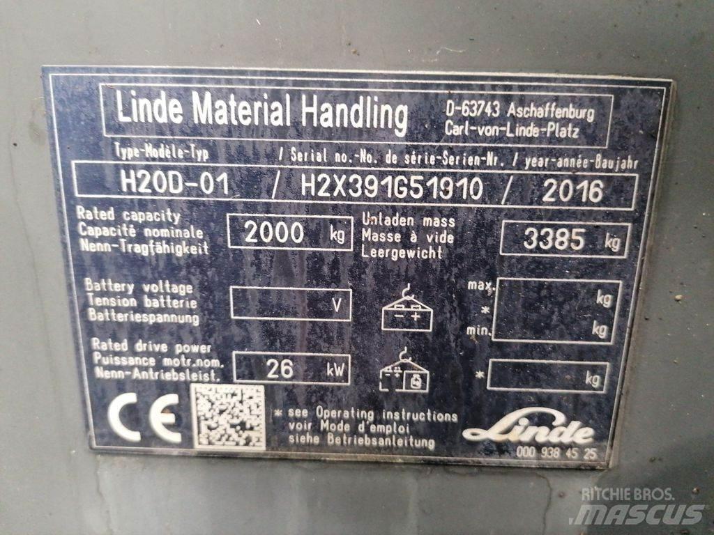 Linde H20D-01 Dyzeliniai krautuvai