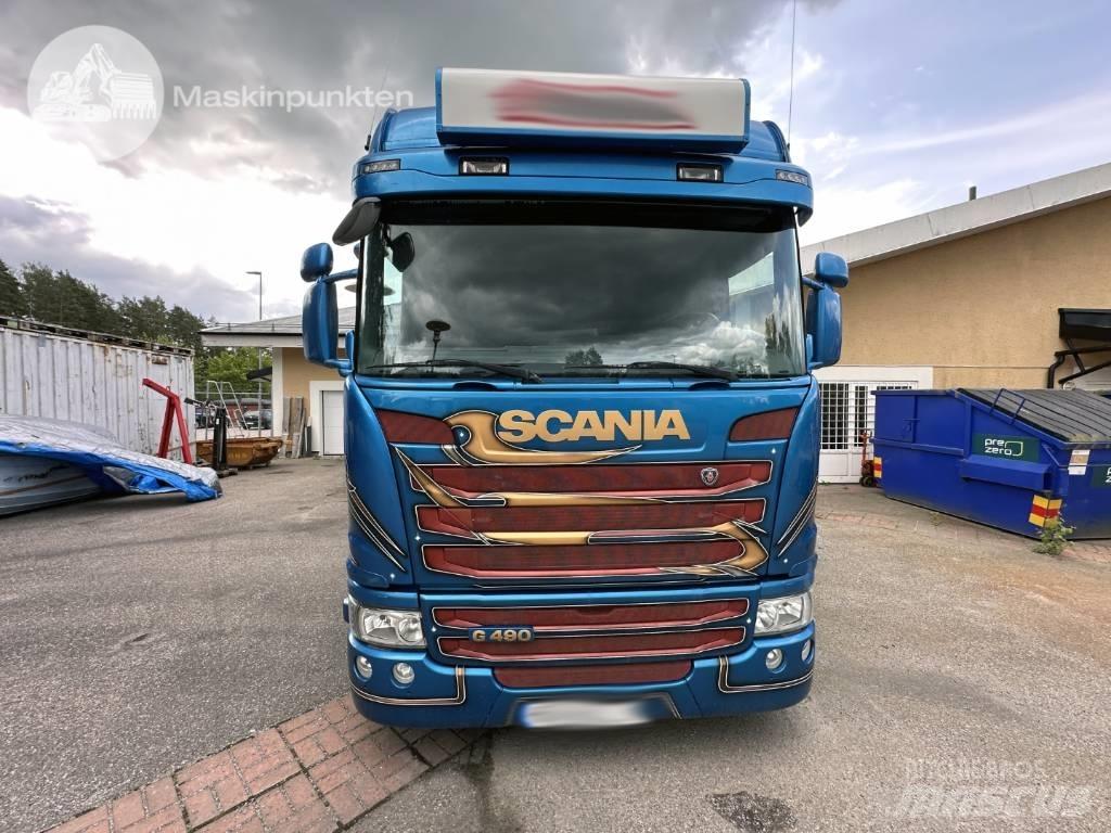 Scania G 490 Automobiliniai kranai