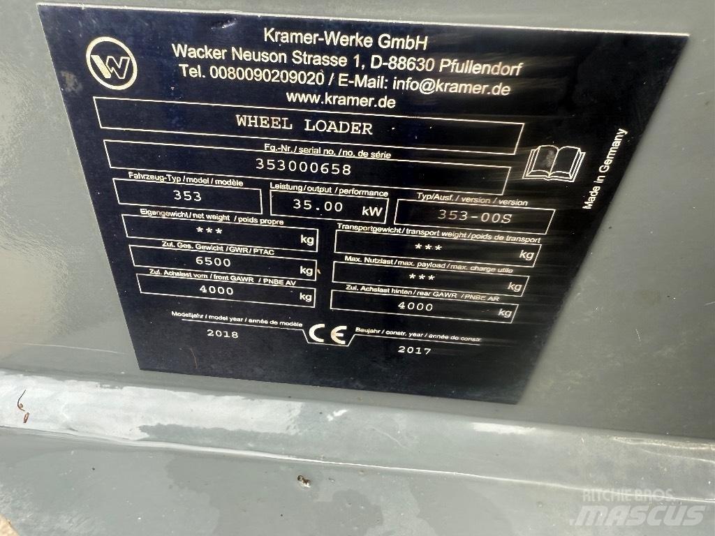 Kramer 5075 Naudoti ratiniai krautuvai