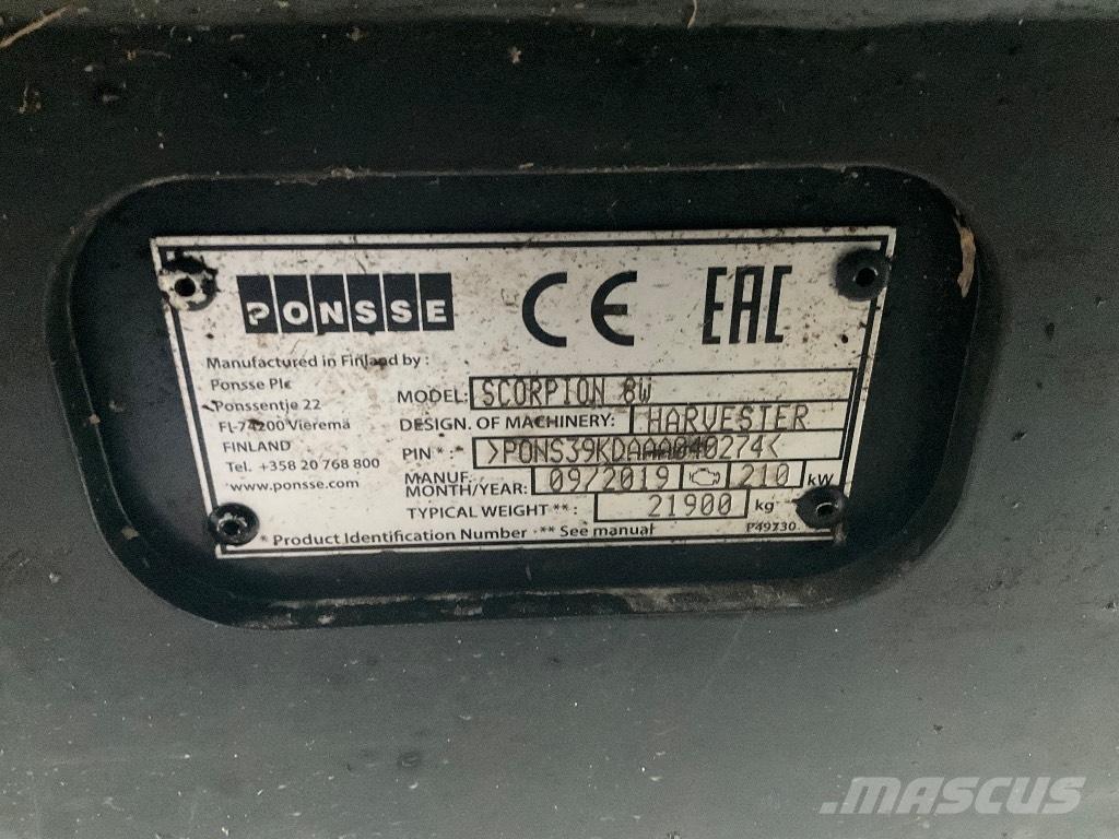 Ponsse Scorpion Miško technika (Harvesteriai)