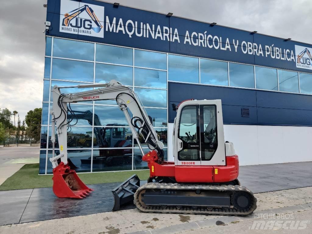 Takeuchi TB 80 FR Mini ekskavatoriai < 7 t