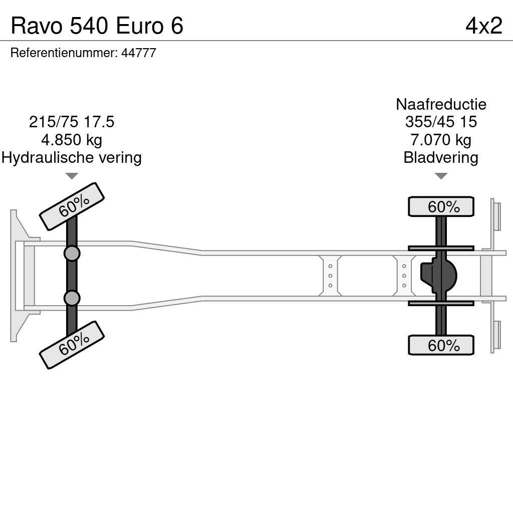 Ravo 540 Euro 6 Šlavimo sunkvežimiai