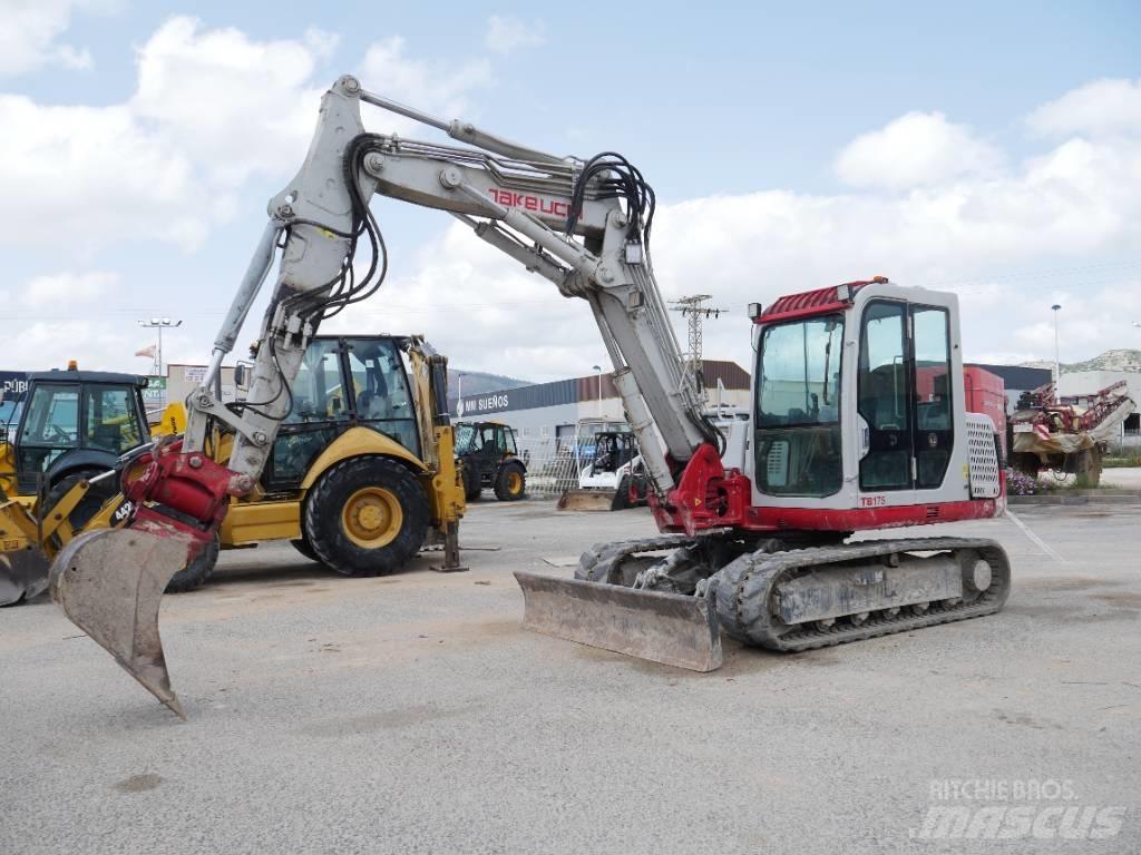 Takeuchi TB 175 Vidutinės galios ekskavatoriai 7-12 t