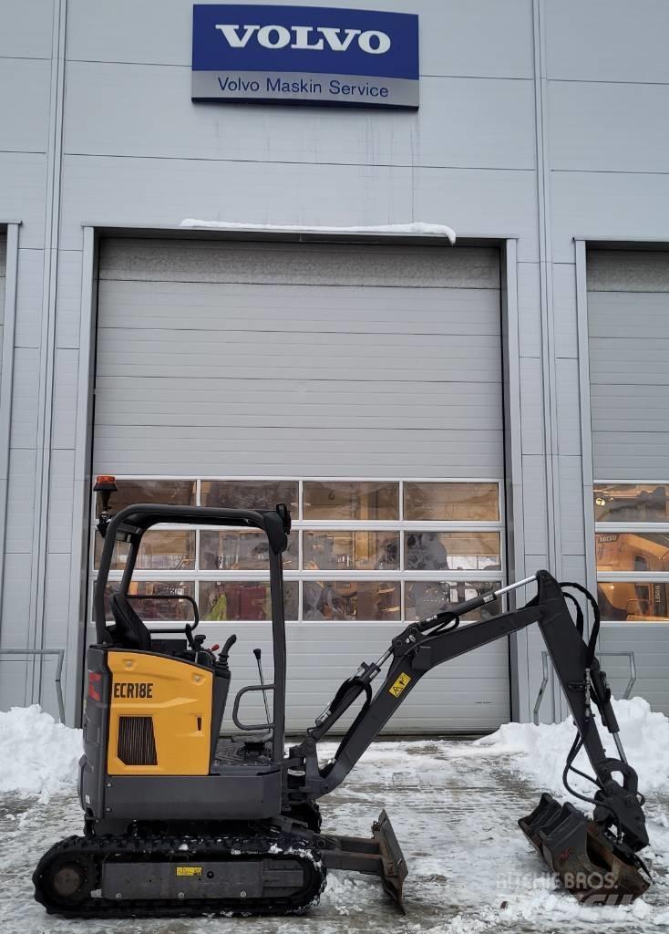 Volvo ECR18E Mini ekskavatoriai < 7 t