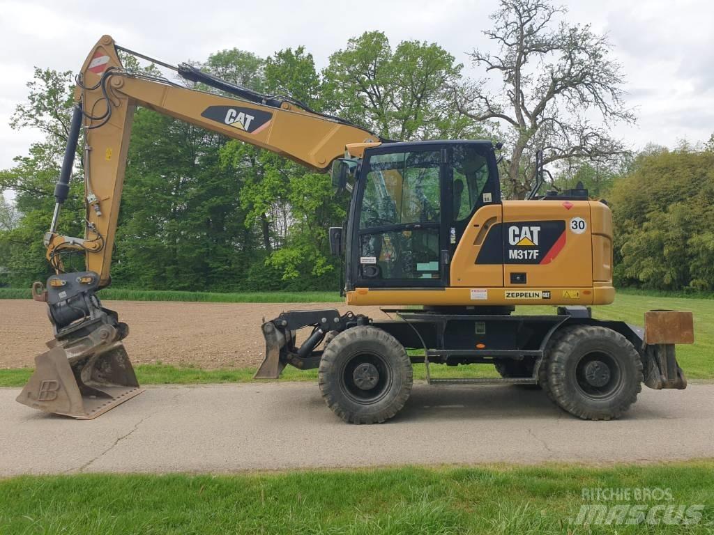 CAT M 317 F Ratiniai ekskavatoriai