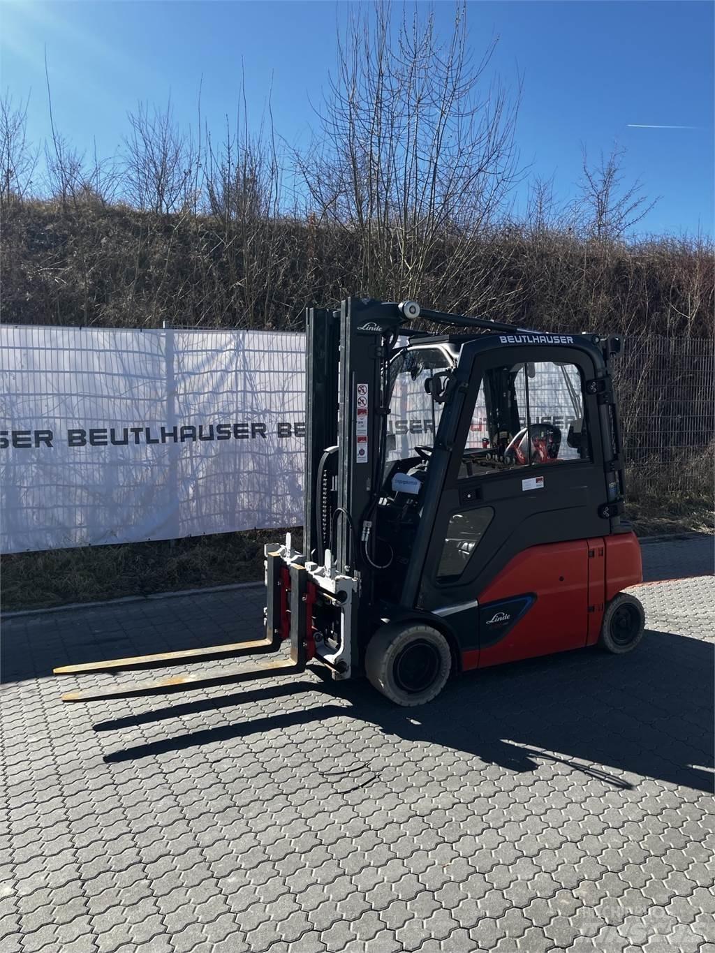 Linde E20PL Elektriniai šakiniai krautuvai