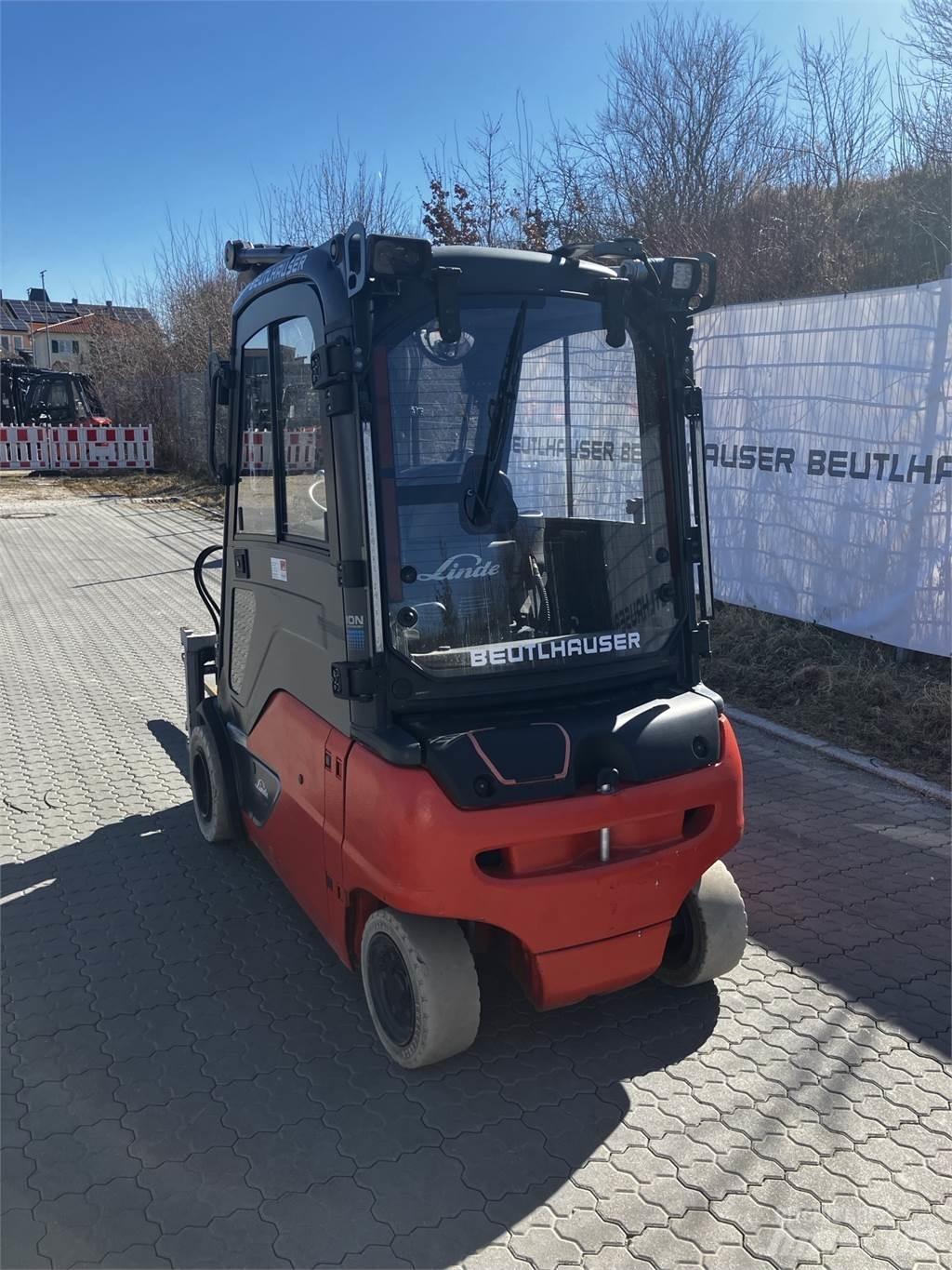 Linde E20PL Elektriniai šakiniai krautuvai
