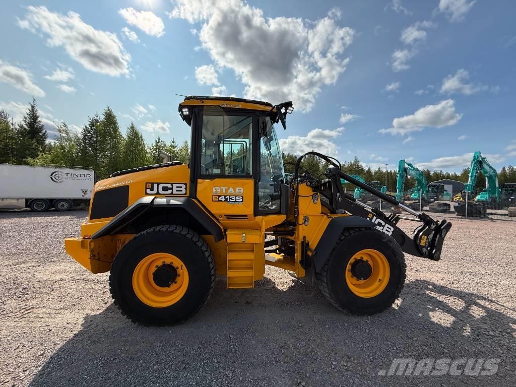 JCB 413S Naudoti ratiniai krautuvai