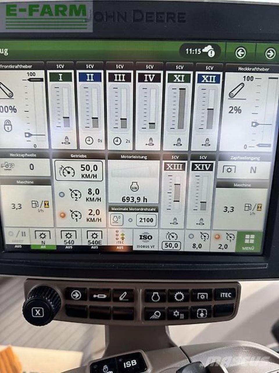 John Deere 6r150 Traktoriai