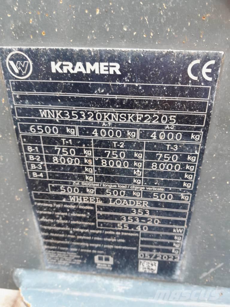 Kramer 5075 Naudoti ratiniai krautuvai