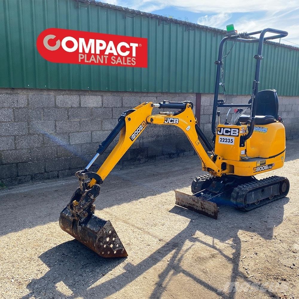 JCB 8008 Mini ekskavatoriai < 7 t