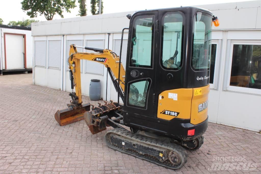 Sany SY 18 C Mini ekskavatoriai < 7 t