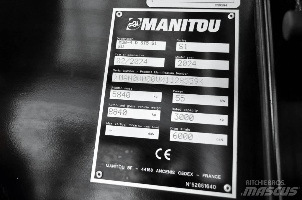 Manitou M 30-4 Dyzeliniai krautuvai
