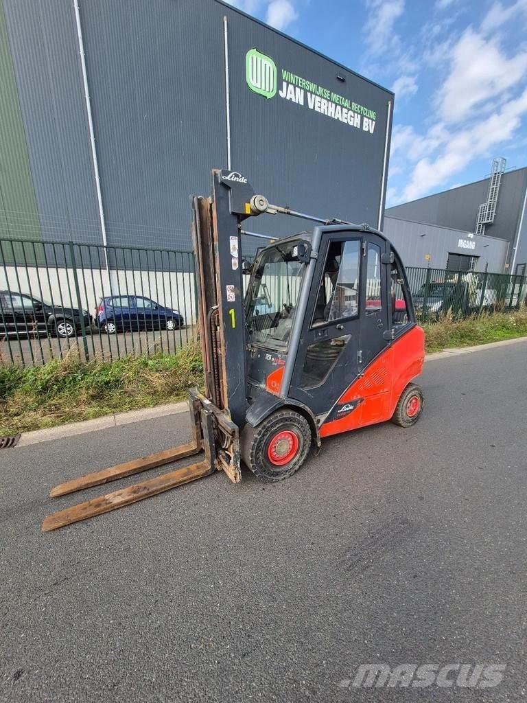Linde h25d-02 Dyzeliniai krautuvai