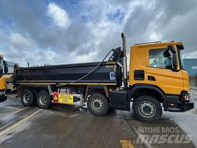 Scania P410 XT Savivarčių priekabų vilkikai