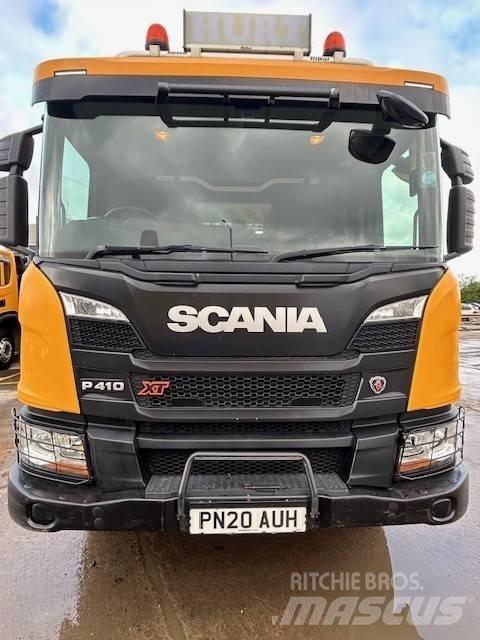 Scania P410 XT Savivarčių priekabų vilkikai
