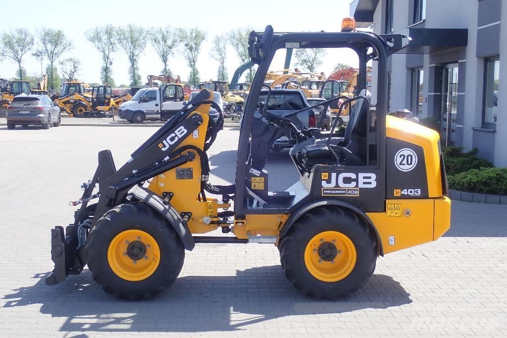 JCB 403 Daugiafunkciniai pakrovėjai