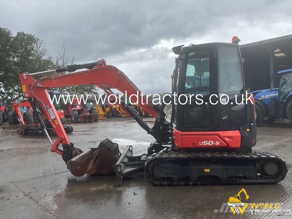 Kubota U 50-5 Vidutinės galios ekskavatoriai 7-12 t