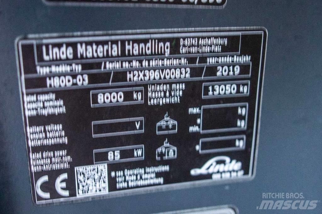 Linde H 80 D-03 Dyzeliniai krautuvai