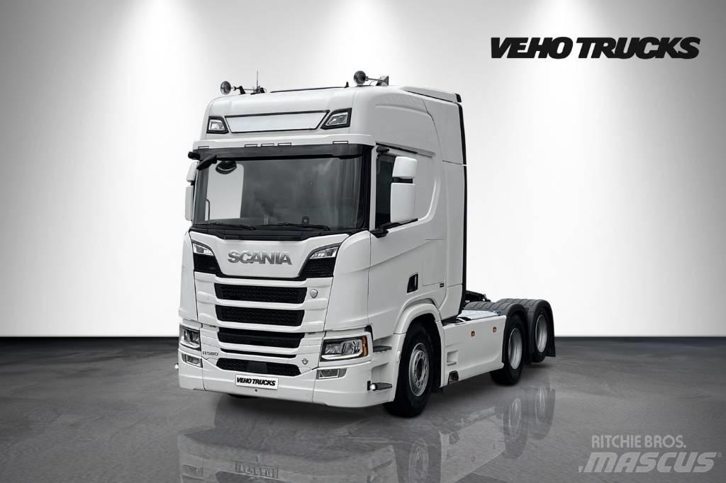 Scania R580 6X2 NB Naudoti vilkikai