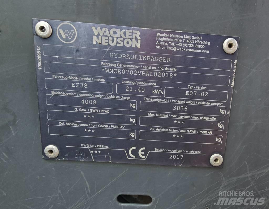 Wacker Neuson EZ 38 Mini ekskavatoriai < 7 t