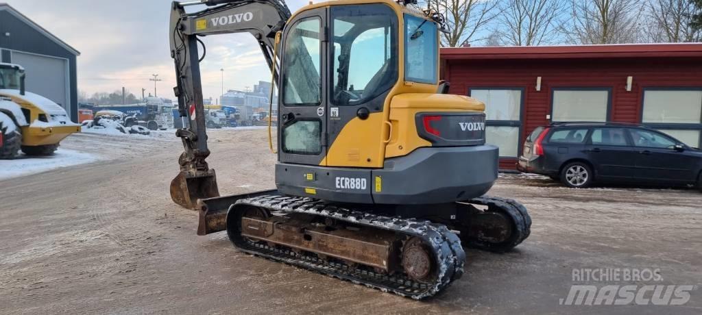 Volvo ECR 88 D Vidutinės galios ekskavatoriai 7-12 t